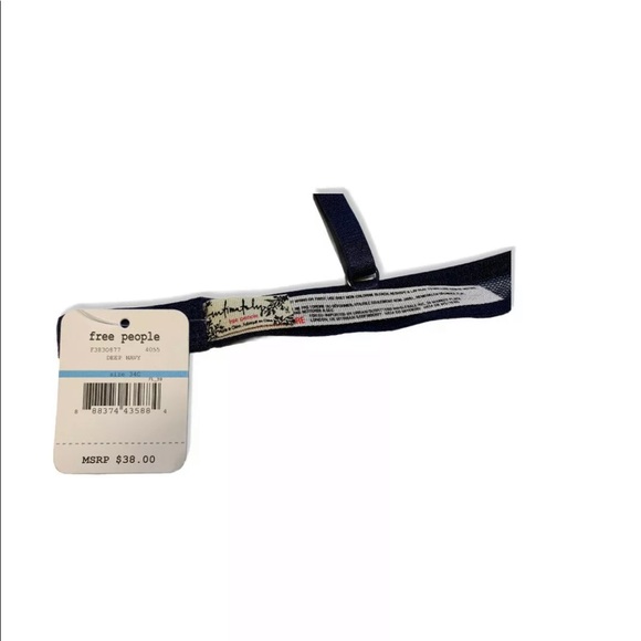 NWT Free People Triangle Bra Underwire Navy 34C - Picture 8 of 11